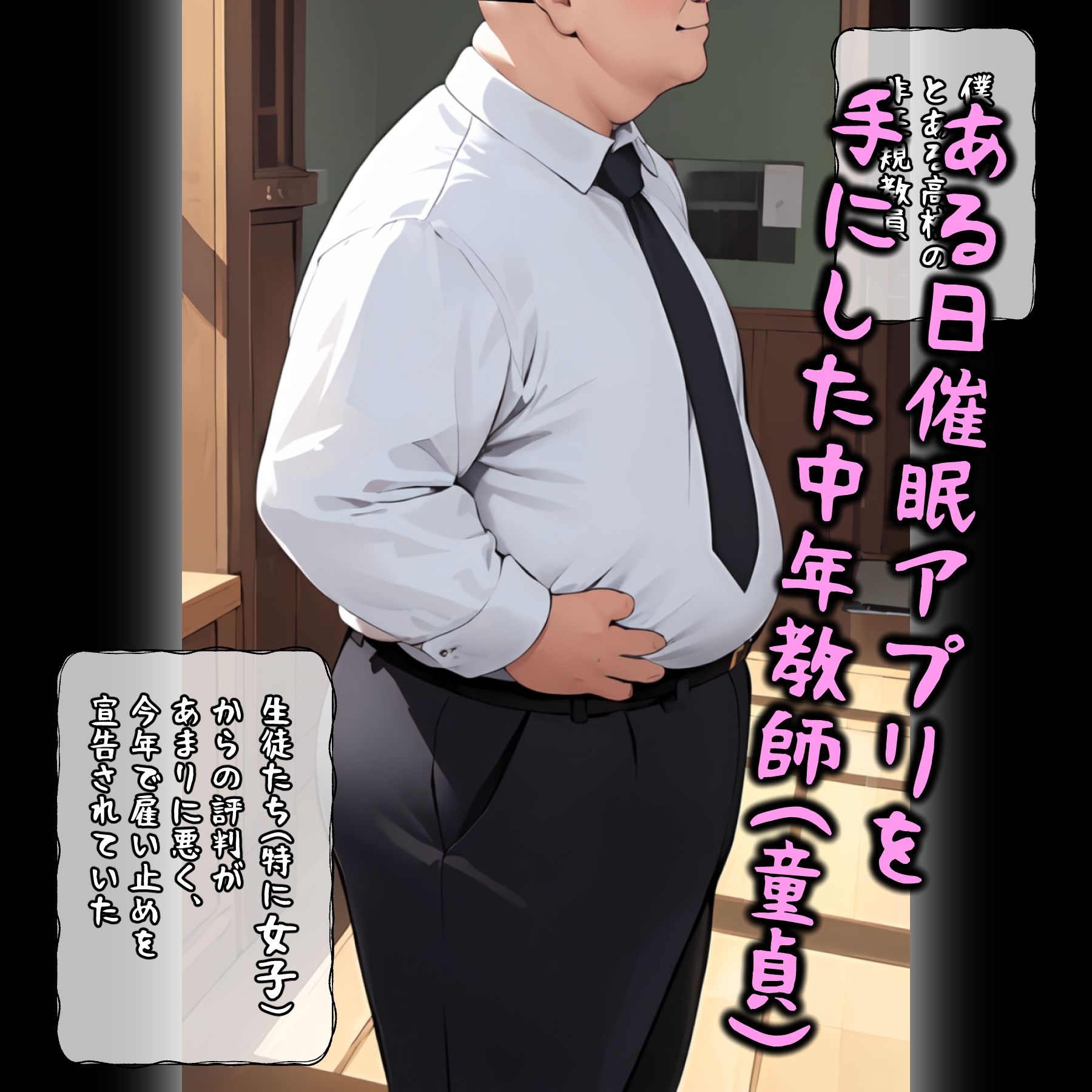 FANZA同人|催●おじさんに支配された「たわわ女子」たち、全員妊娠|無料サンプルエロ画像-2